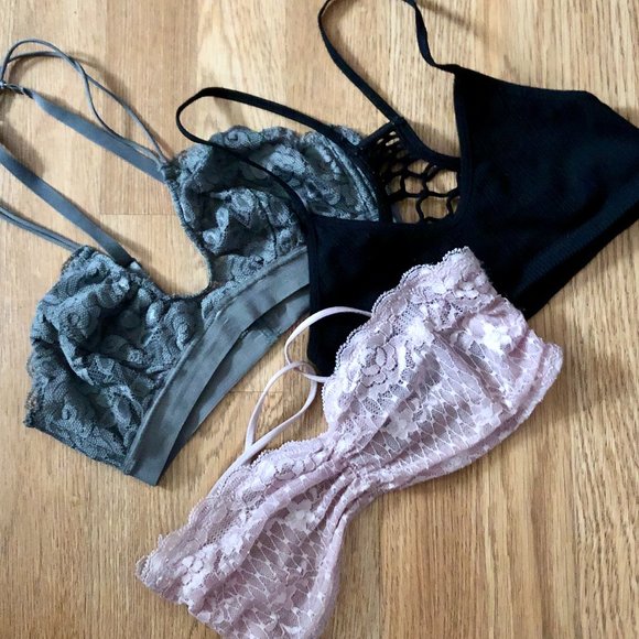 Free People Other - LAST CHANCE! 🌸 Intimately Free People ♡ 3 Pc. Bralette Bundle
